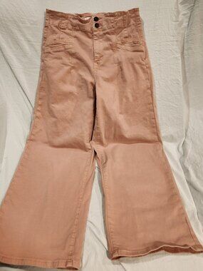Altar'd State x Mica Peach Pink High-Rise Wide-Leg Jeans - Size 28